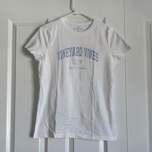 Vineyard Vines White Heritage Logo Short Sleeve Tee Size M